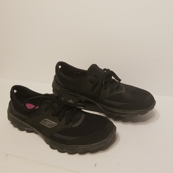 skechers go walk 2 womens silver